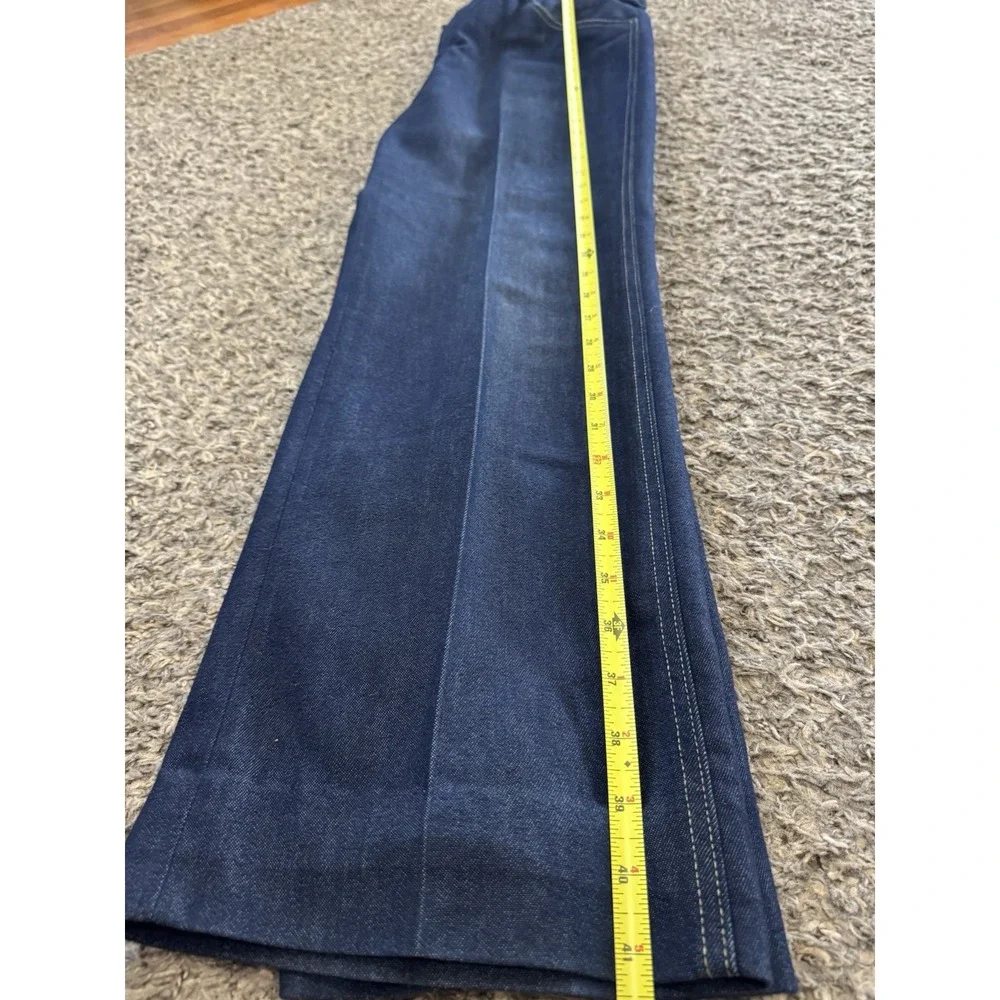 Haggar Dress Pants L6 Vintage Blue Mens Mustang Western‎ Wear USA Pockets 36